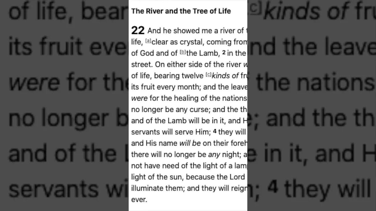 What is the TREE OF LIFE? Millennial Reign Of Christ