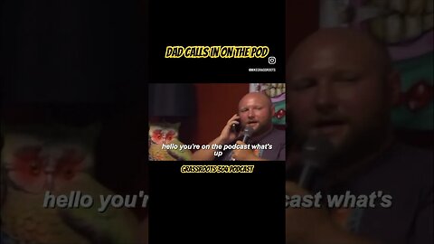 My Dad calls in to share his opinion on the podcast. 🎙️ #grassroots304podcast #podcast #dadjokes