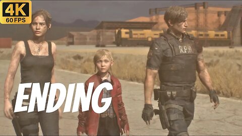 RESIDENT EVIL 2 Walkthrough Gameplay Ending (Claire B) [4K 60FPS] - No Commentary (Full Game)