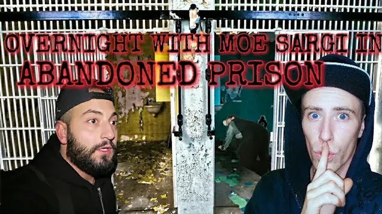 (MOE SARGI BROUGHT TOM!) OVERNIGHT CHALLENGE IN A ABANDONED PRISON WITH MOE SARGI