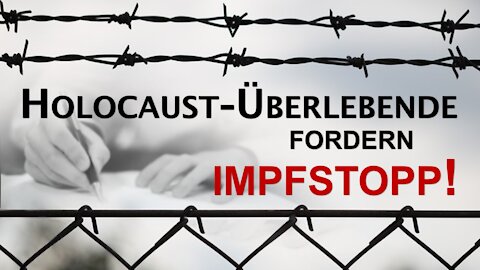 Holocaust-Überlebende fordern Impfstopp