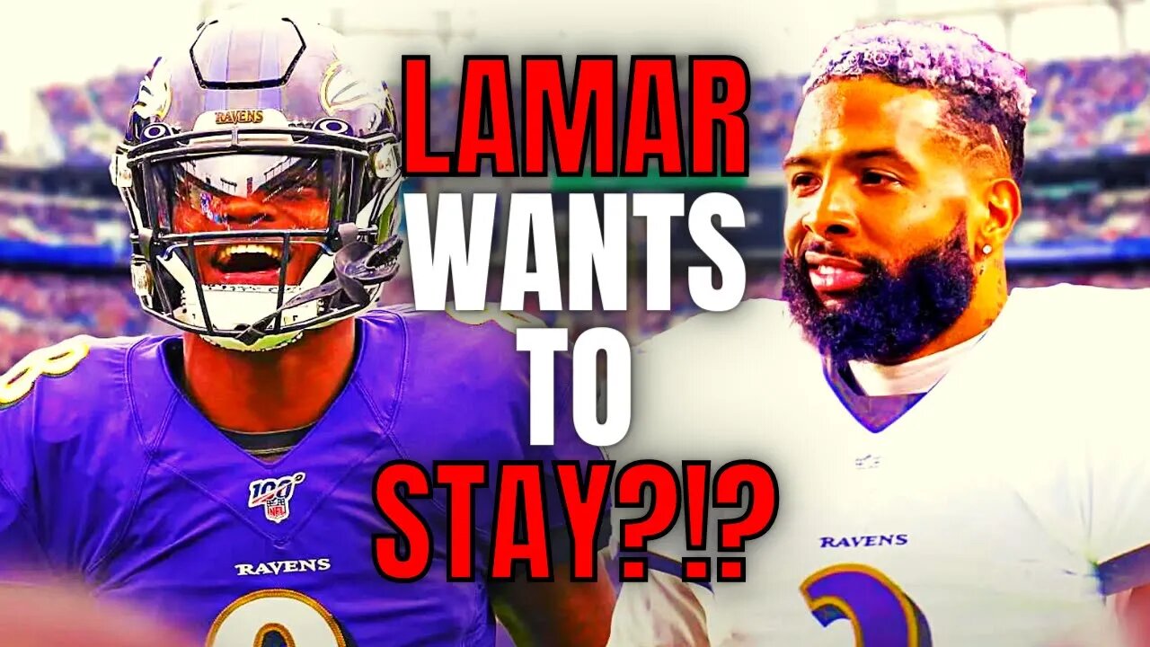 Lamar Jackson Ready To STAY With Ravens After Recruiting Odell Beckham Jr?