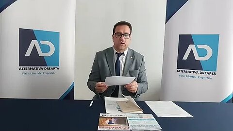 Conferință de presă de la sediul național Alternativa Dreaptă.