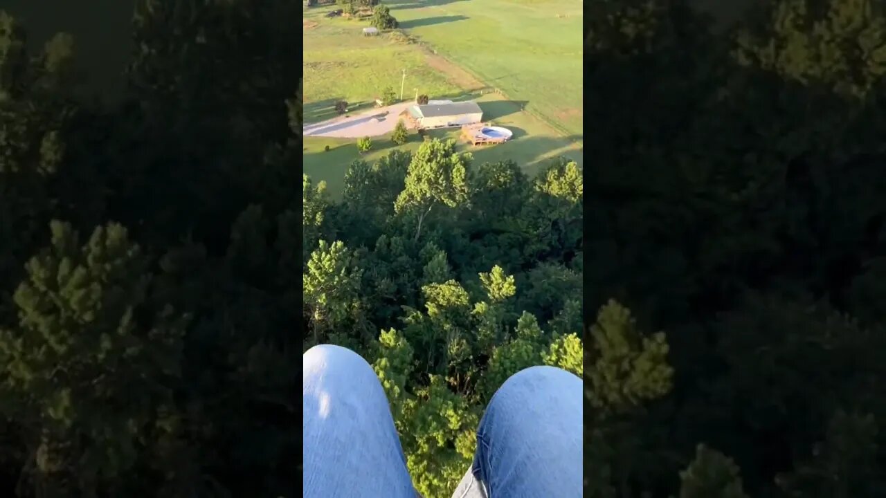 #paramotor Motor out. Gliding to safety