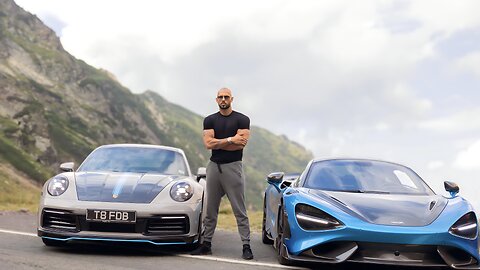 Andrew Tate Street RACES $2.4M McLaren in Bucharest😍💨