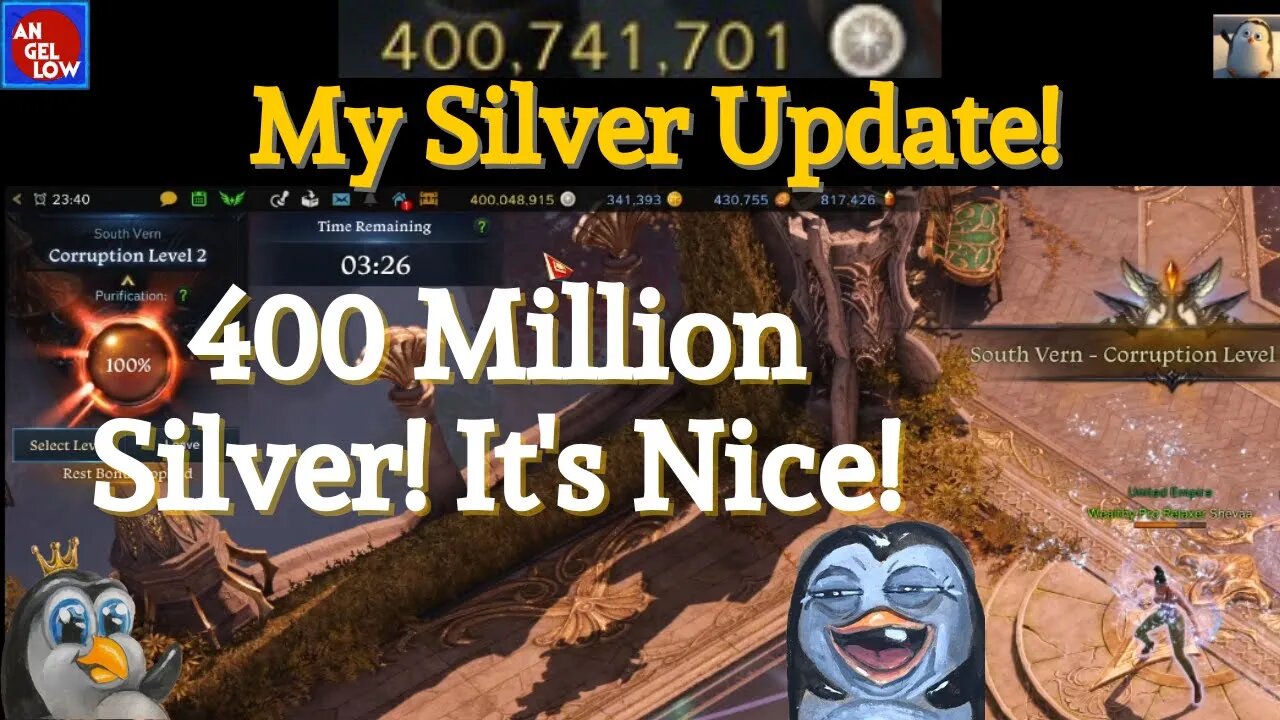My Silver Update: 400 Million Silver... It's Nice!