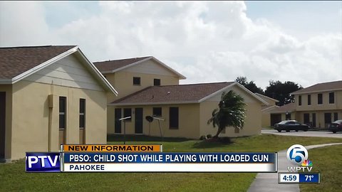 PBSO: 7-year-old shot by another child while playing with loaded gun in Pahokee