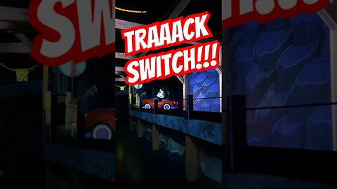 Funniest part of the ride! #runawayrailway #trackswitch #disneyland