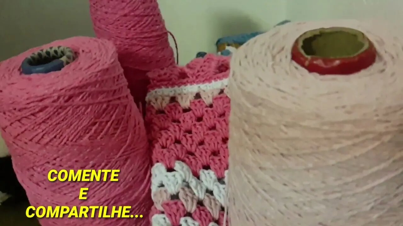 ❤️ PRODUÇÃO/ENCOMENDAS EM TONS DE ROSA❤️ #crochet #artesanato #rosa