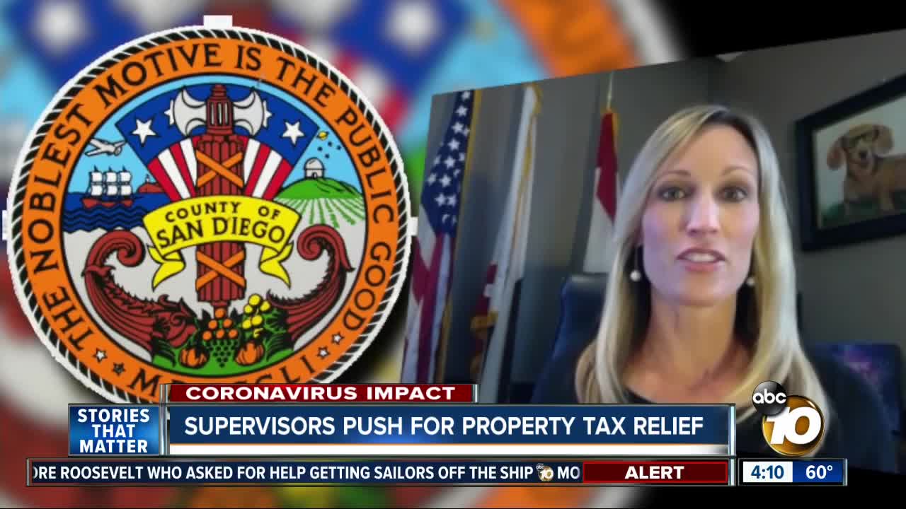 Supervisors push for property tax relief