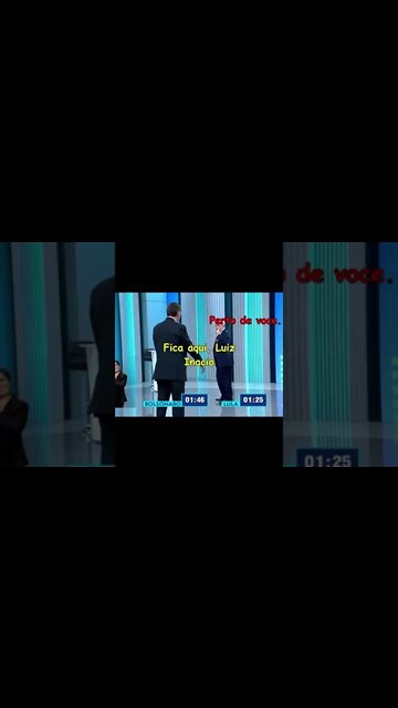 "FICA AQUI LULA!" Bolsonaro e Lula trocam farpas #shorts