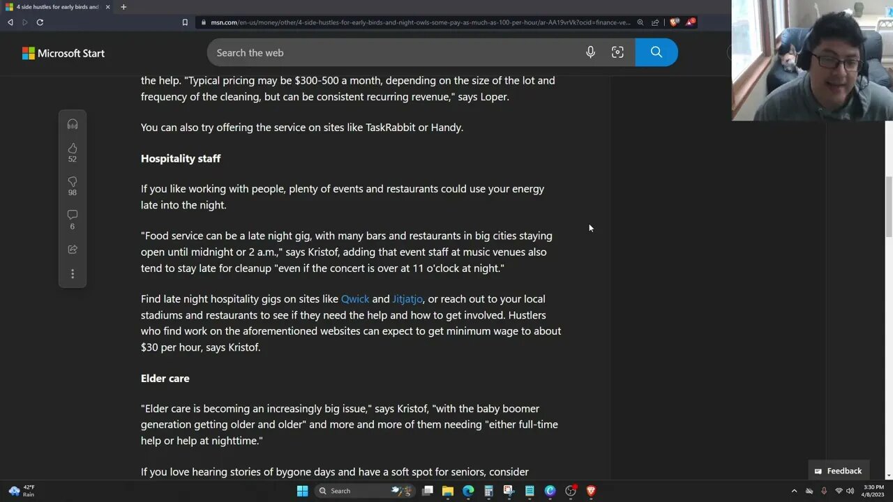 4 SIDE HUSTLES TO MAKE $100 PER HOUR