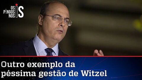 Witzel faz hospital em área de inundação