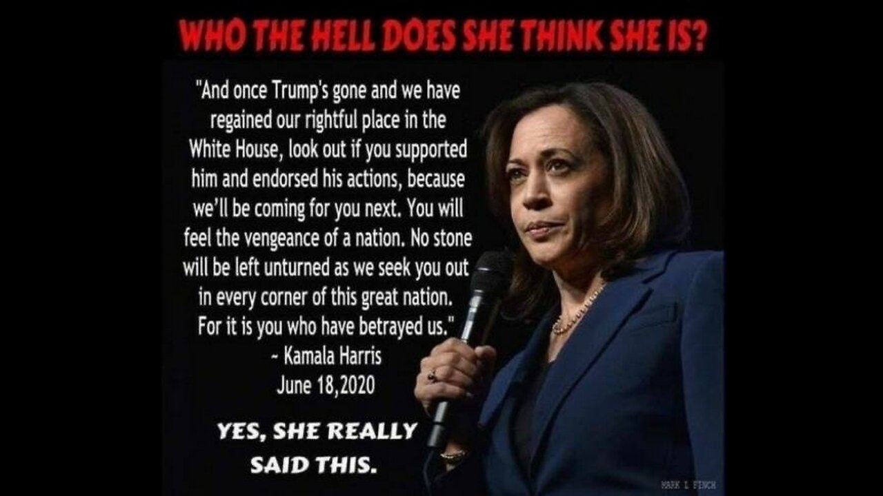 liberal democrat cult klan Kamala suddenly don't want to talk about her stance on ''tough on crime''