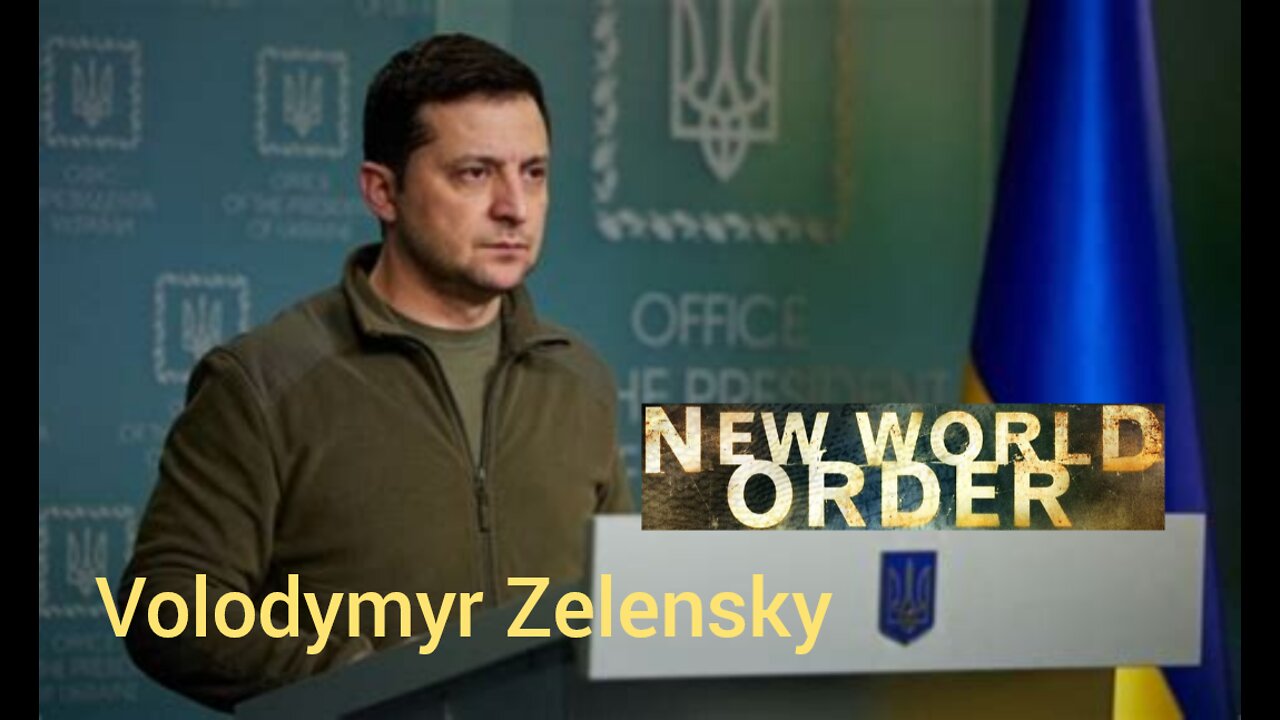 NWO, UCRAINA: Volodymyr Zelensky burattino USA Biden New World Order