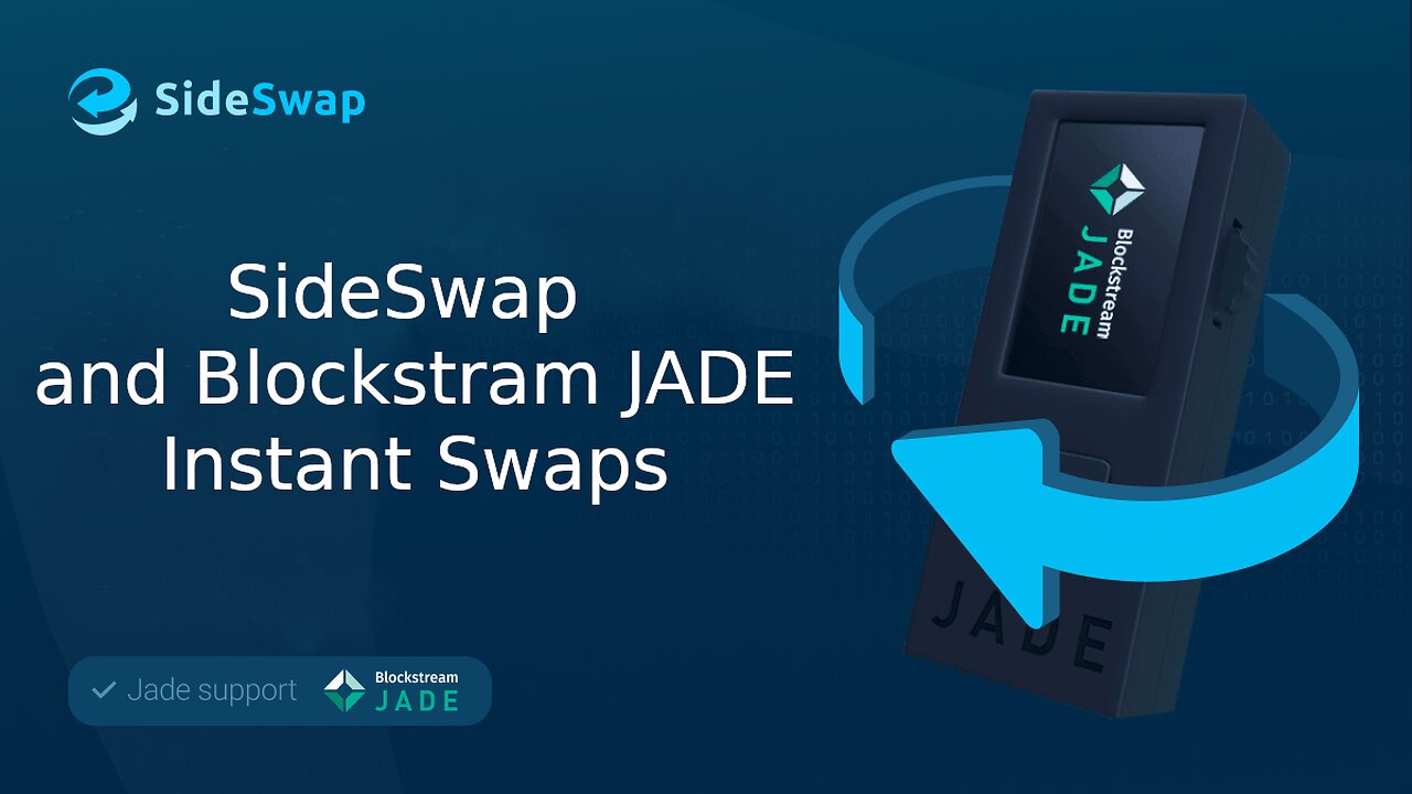 Now you can trade with cold storage on @side_swap on #LiquidNetwork