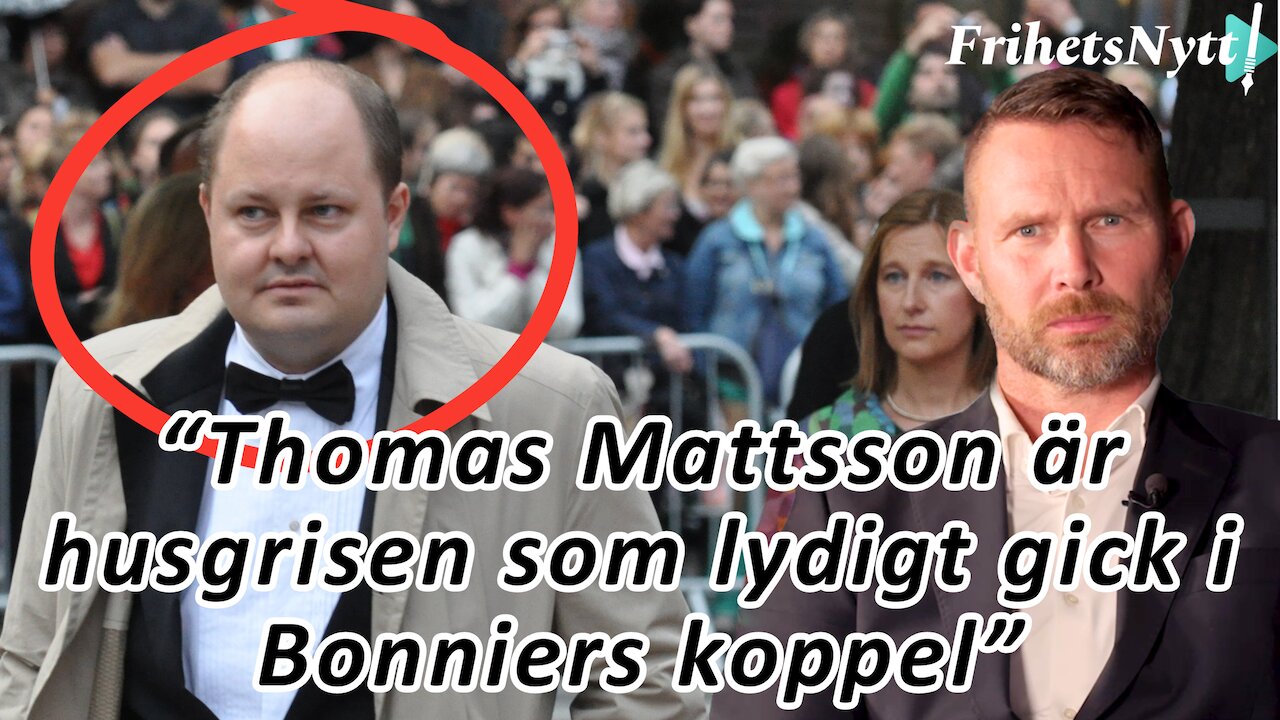 Skamstocken: "Thomas Mattsson är en lydig husgris till Bonnier"