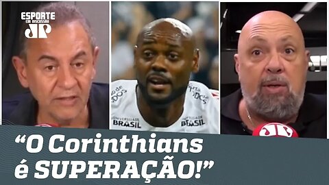 "O Corinthians é SUPERAÇÃO! Não dá pra desmerecer o título!", dizem jornalistas