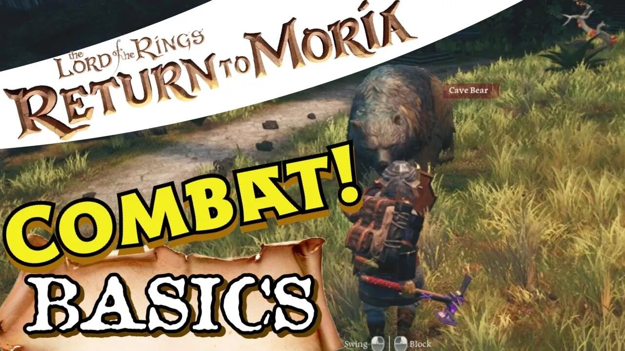 Return to Moria Combat Basics! How to Block and Attack!