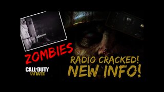 Call of Duty WWII Zombies *NEW INTEL!* - Radio CRACKED! WWII Zombies Creepy New Footage!