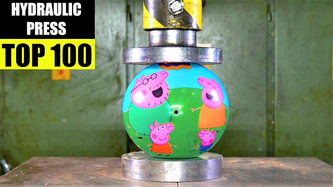 Top 100 Best Hydraulic Press Moments VOL 5 | Satisfying Crushing Compilation