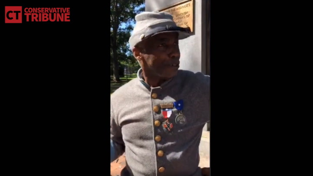 Black Confederate Supporter Scorches Anti-monument 5 SJWs 5