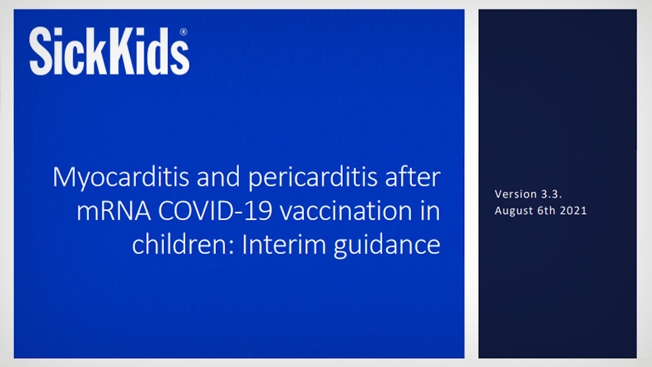New Document Warns Parents Children Will Suffer Heart Failure After Covid Vaccine