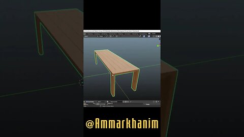 Dinning Table UV Unwrap #blender3d #blender | #Ammarkhanim