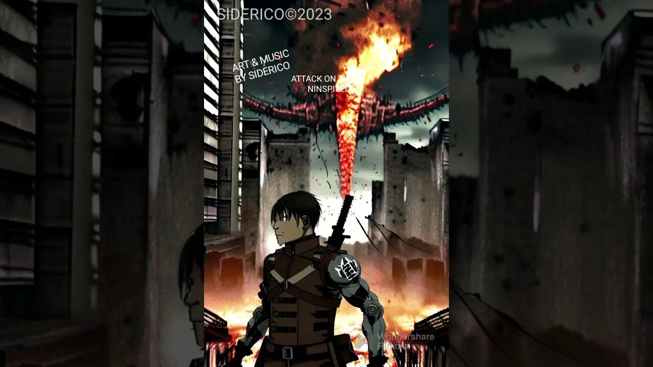 Attack on Titan Inspired Art by Siderico #shorts