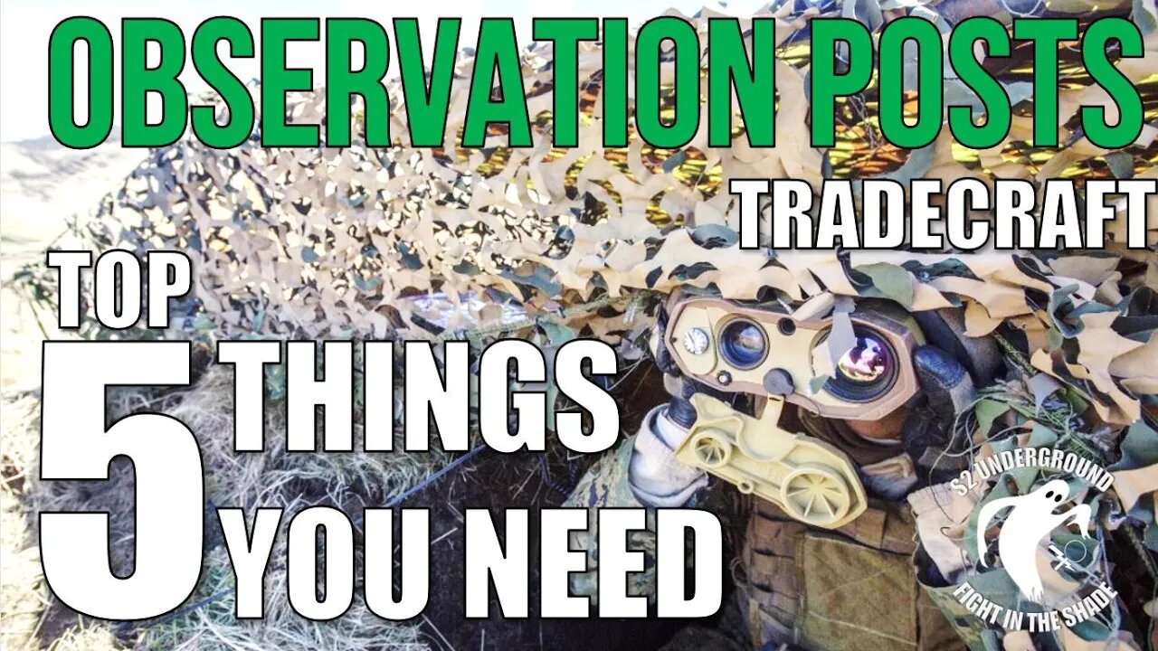 The Observation Post: Top 5 Things You Need