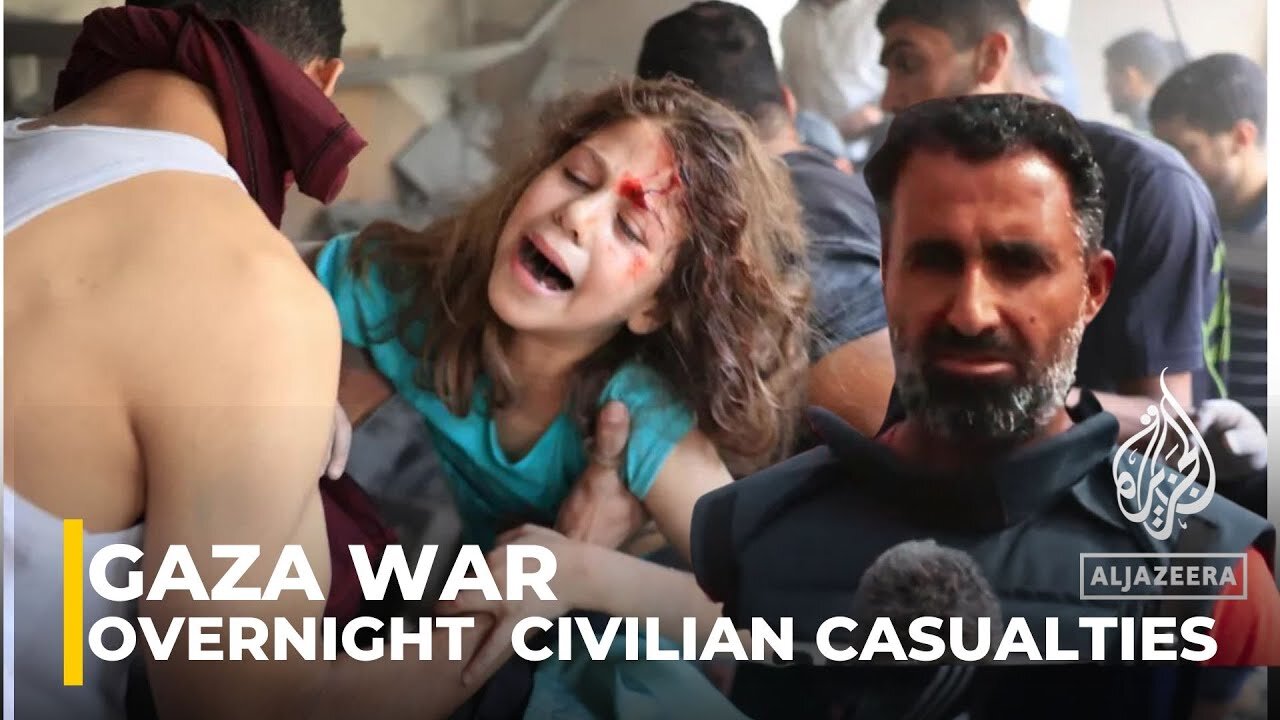 War on Gaza: Israeli air strike Hits Popular cafe in Khan Younis. Overnight Civilian overnight