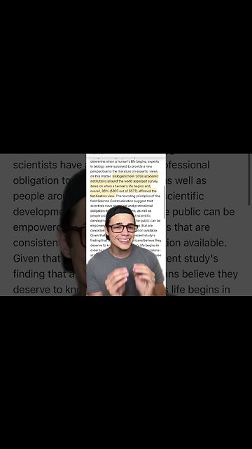 Life begins at CONCEPTION