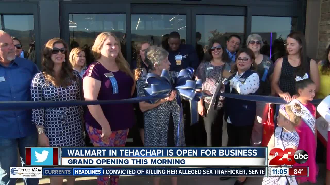 Walmart officially opens supercenter in Tehachapi