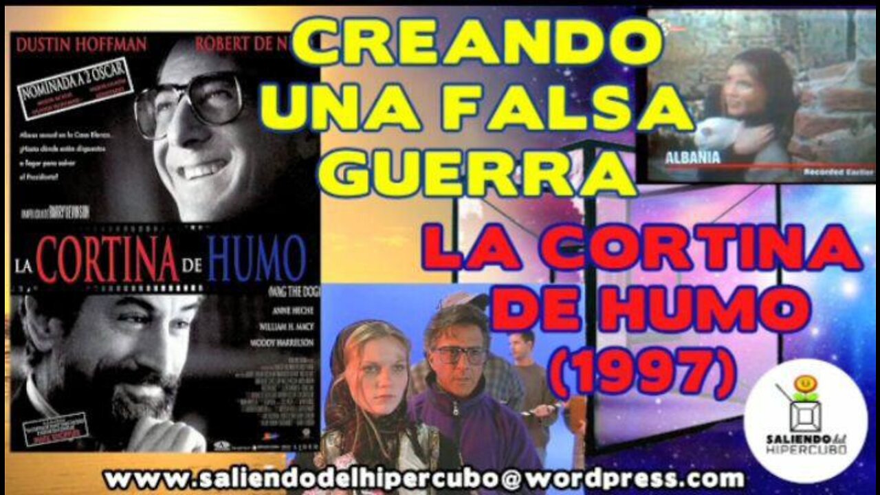 SDHPELICULAS - LA CORTINA DE HUMO (WAG THE DOG) (1997) - CREANDO UNA FALSA GUERRA