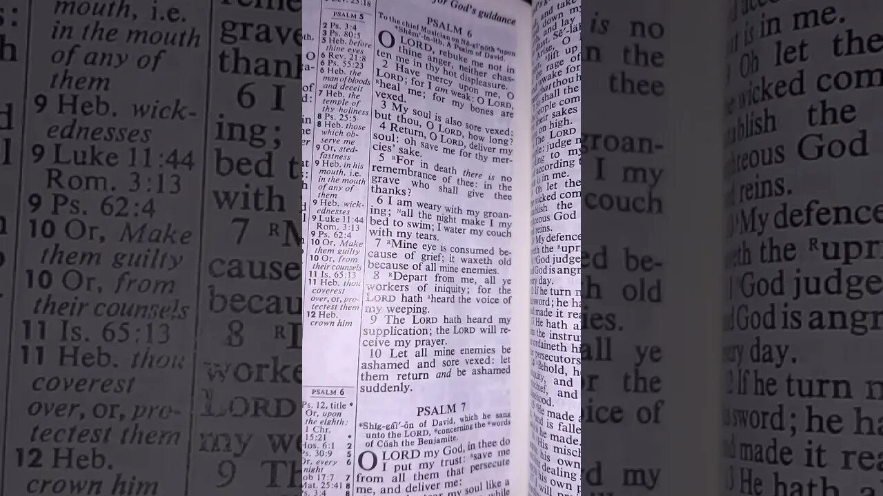 Psalm 6, KJV