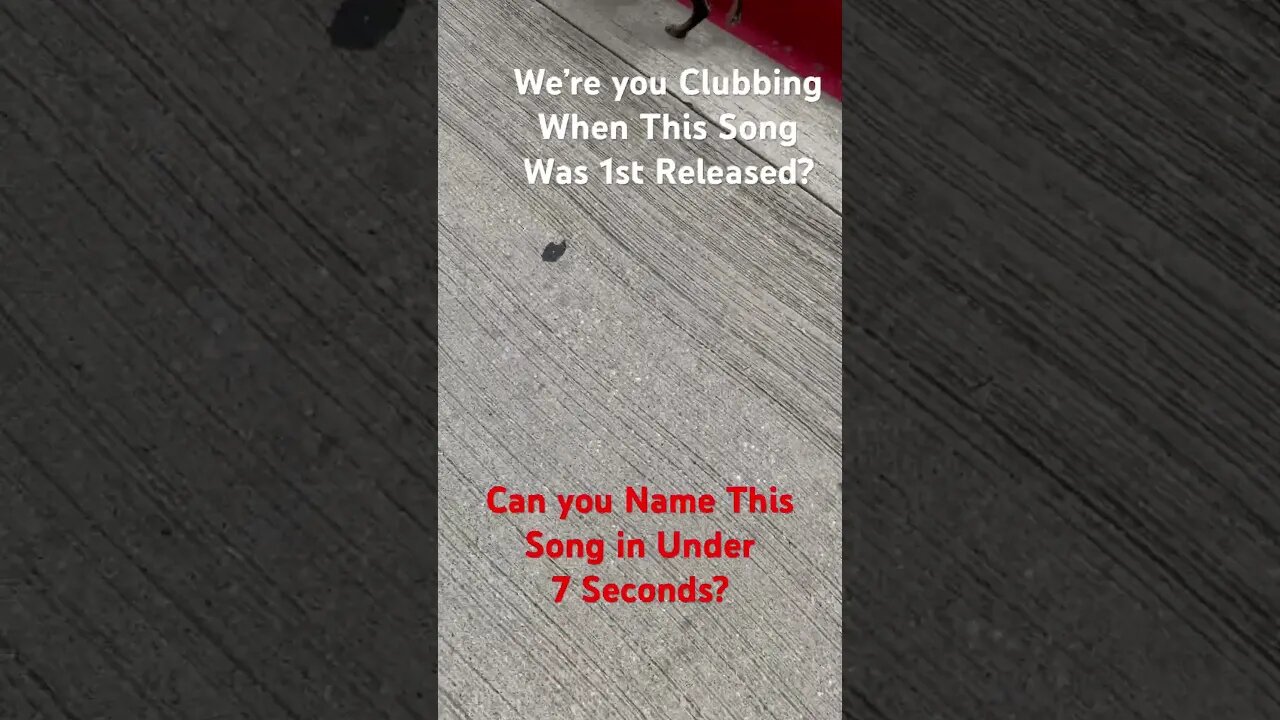 Can you name this song in under 7 seconds? How many times have you heard this song in Fremont St?