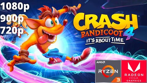 Crash Bandicoot 4: It's About Time - Ryzen 3 3200G Vega 8 & 16 GB RAM/8 GB RAM/1X8 GB RAM