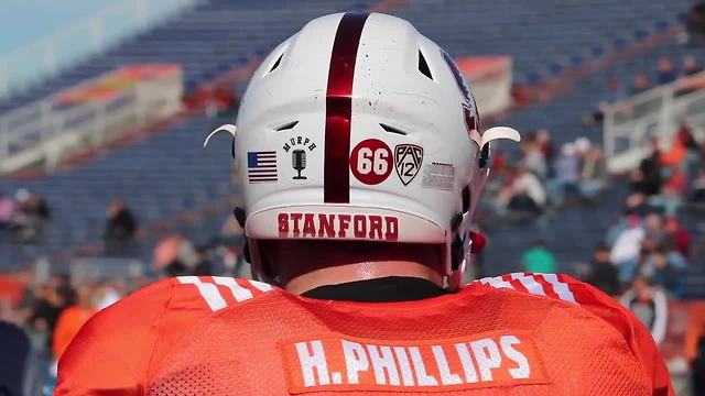 Stanford DT Harrison Phillips at the Senior Bowl