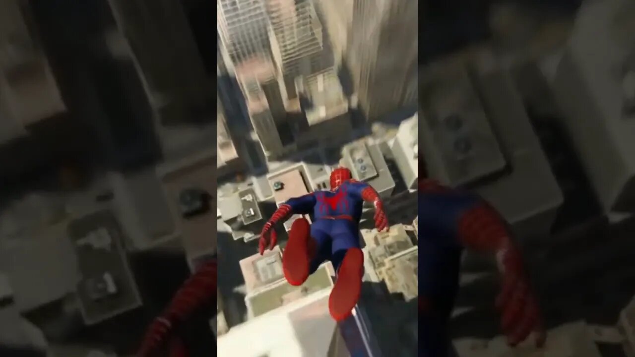 Spiderman smooth falling #ytshorts #youtubeshorts #marvelspiderman #spidermanps4 #zaingamings