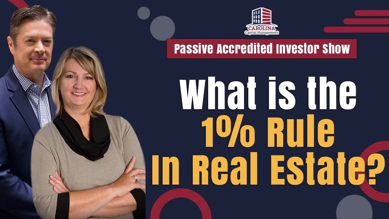 What is the 1% Rule In Real Estate? | Passive Accredited Investor