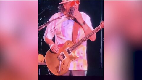 Carlos Santana says in concert a “woman is a woman and a man is a man”