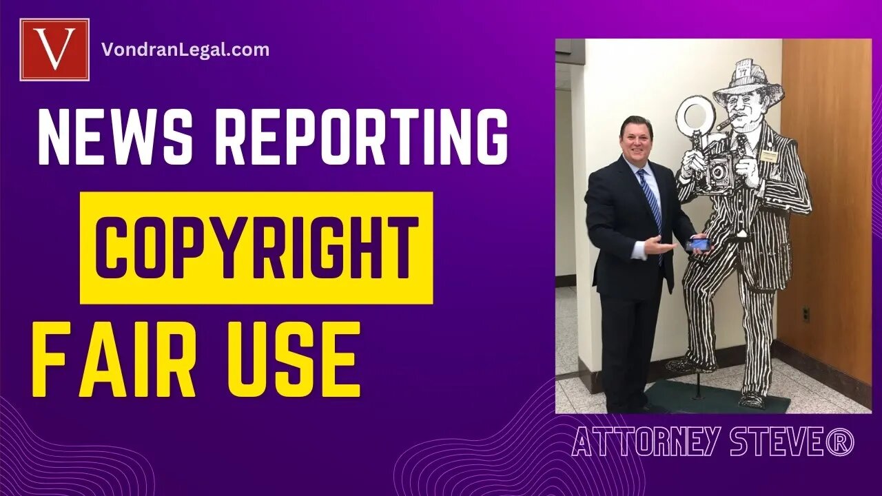 Using image for news reporting is fair use