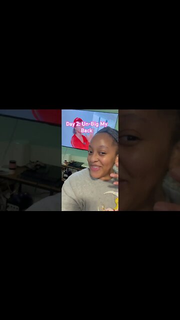 1st Workout in a LONG time #unbigmyback #mommylife #sahm