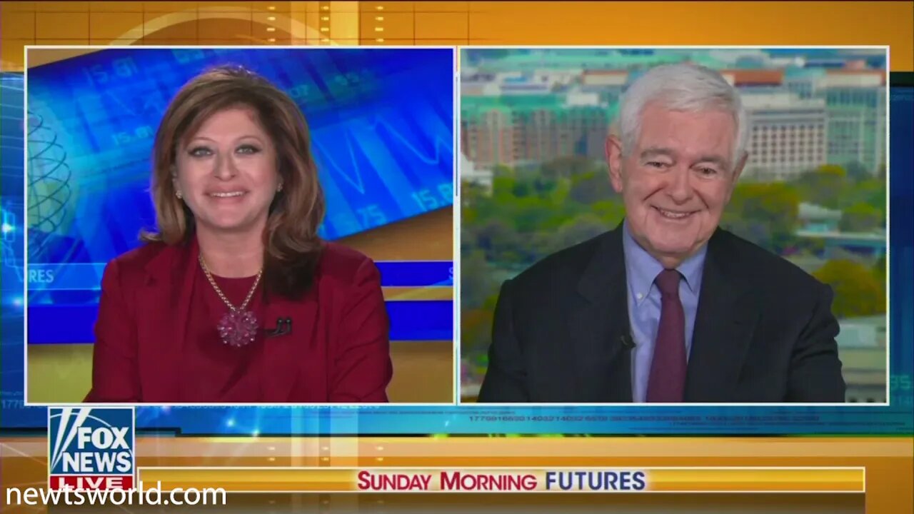 Newt Gingrich on Fox Business Channel's Sunday Morning Futures | October 31, 2021