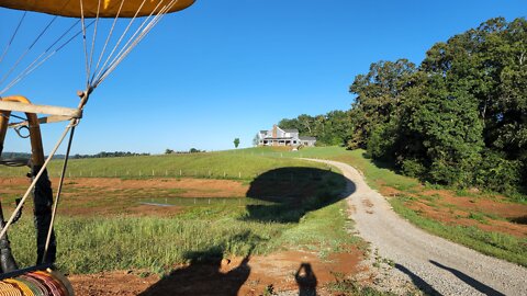 Around the Block in a hot air balloon