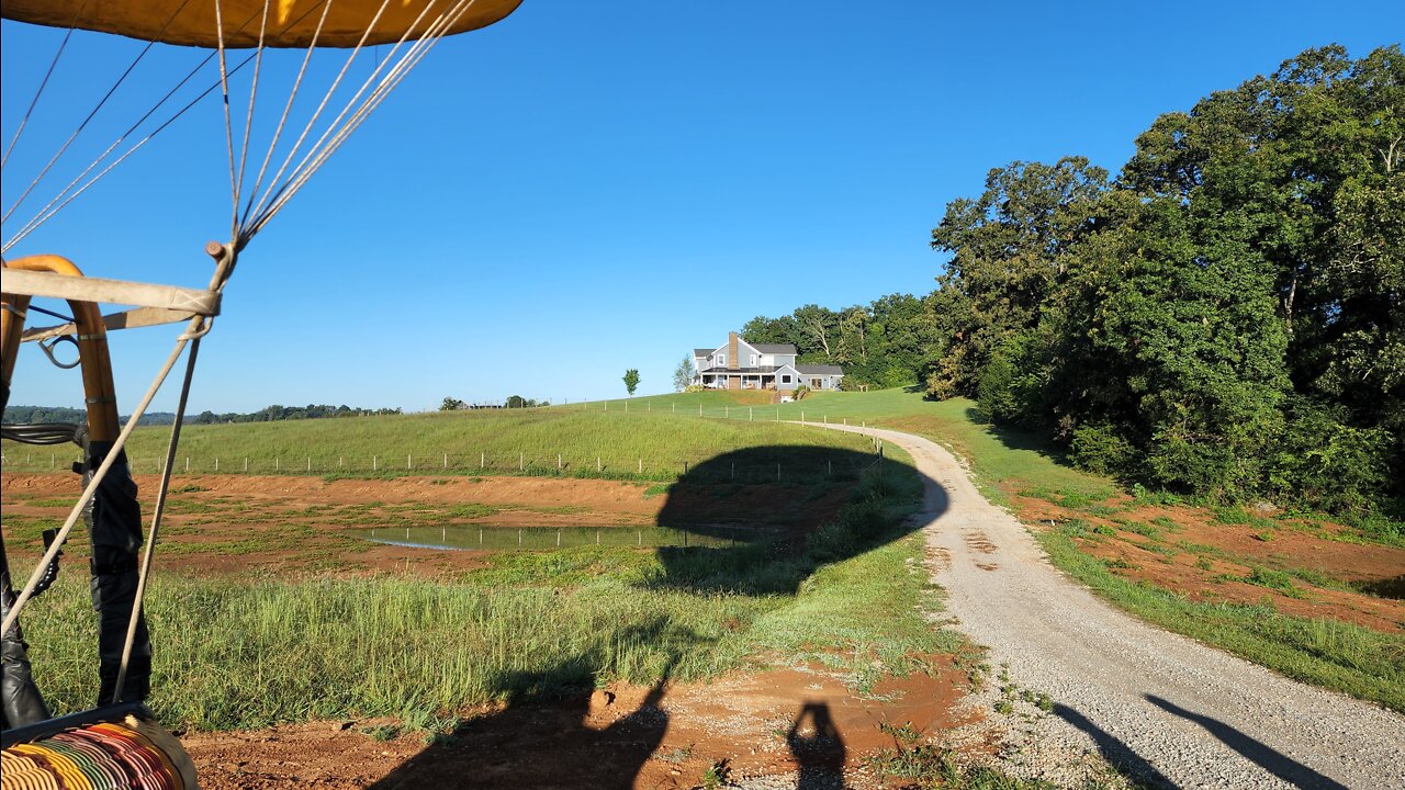 Around the Block in a hot air balloon