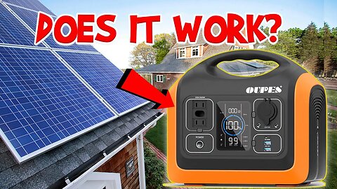 OUPES 600 Portable Power Station - 600 watts 595Wh