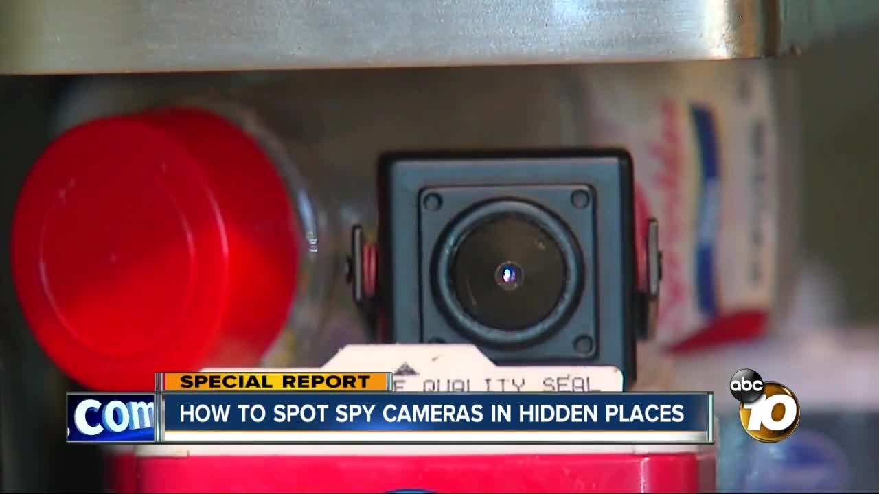 San Diego cyber expert suggests how to spot hidden cameras