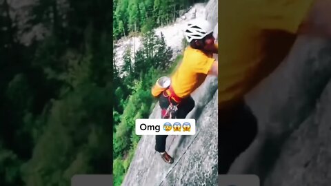 Rock Climbing | His friend safe him #rockclimbing