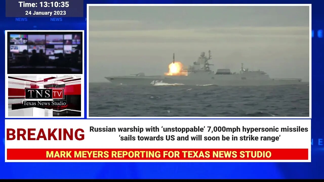 Russian warship with 7,000mph hypersonic missiles ‘sails towards US/WILL BE IN STRIKE RANGE